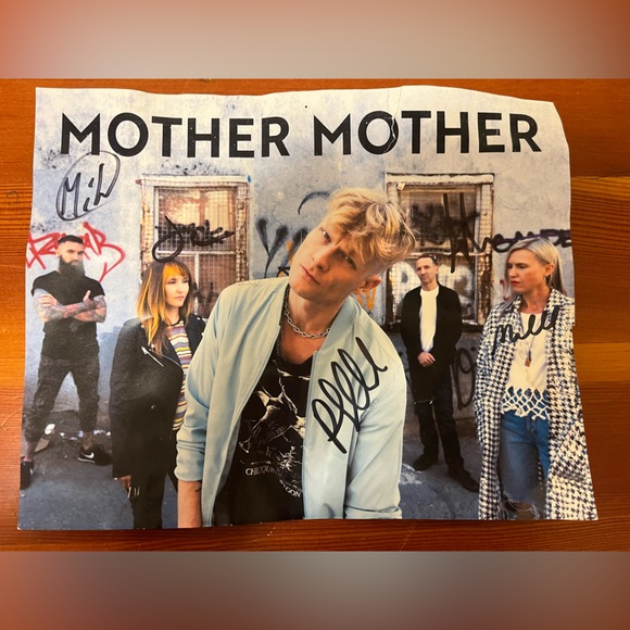 autographed mother mother poster - Picture 1 of 1